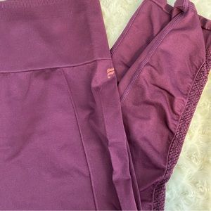Fabletics wide waist size medium athletic leggings